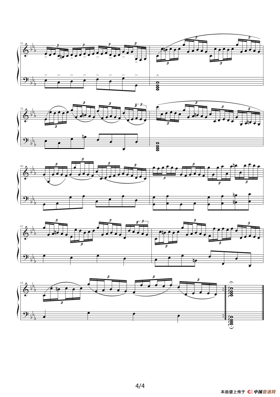 c小调练习曲（曹博来作曲版）