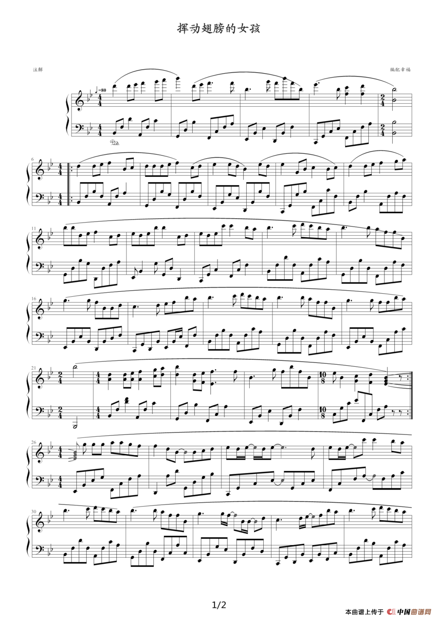 挥动翅膀的女孩