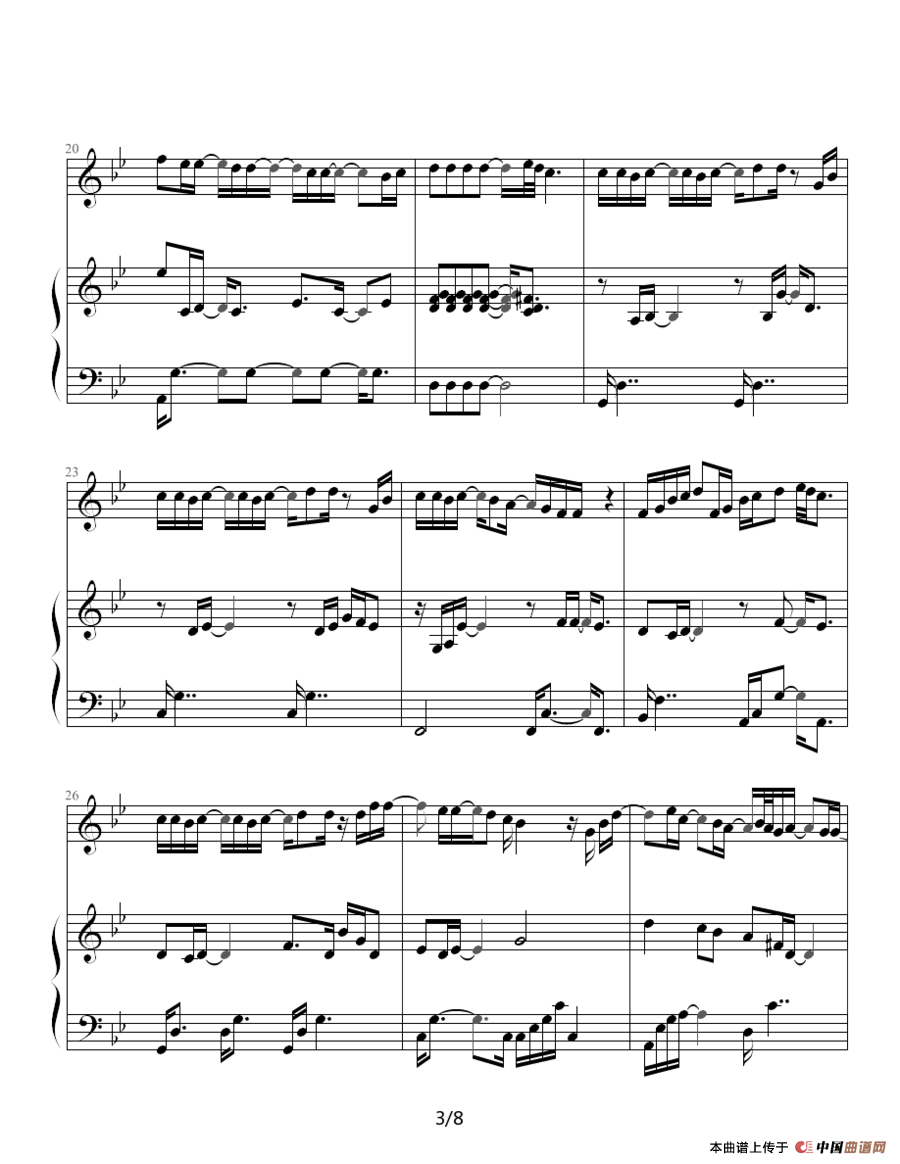 习惯（Poison Ivy）（钢琴伴奏谱）