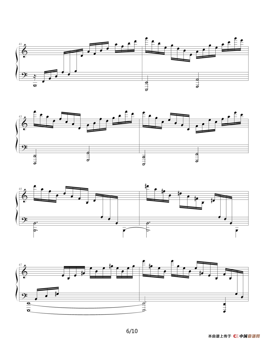 练习曲 Op.10 No.1（ 逃亡圣咏曲）