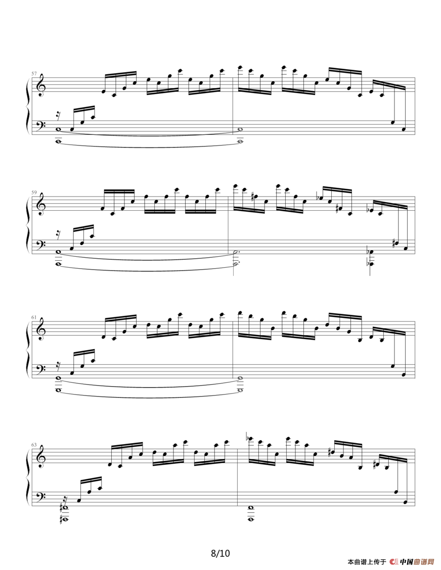 练习曲 Op.10 No.1（ 逃亡圣咏曲）