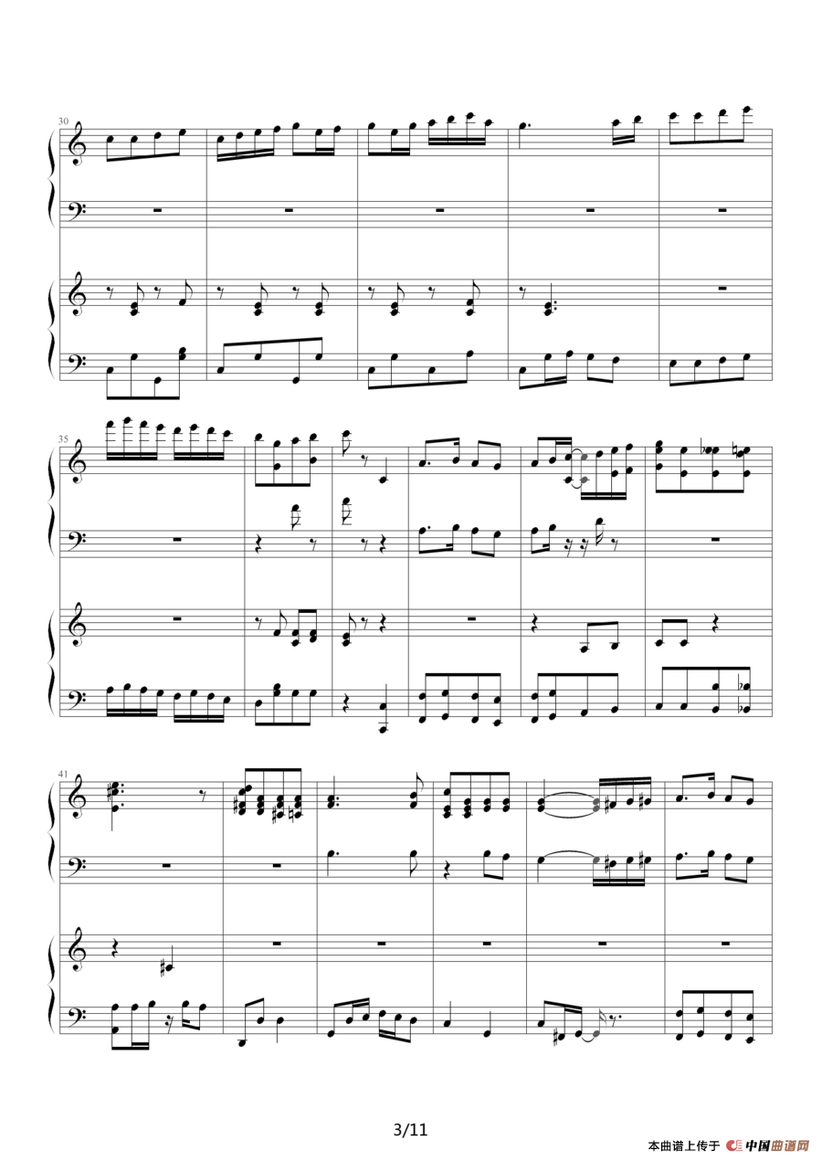 扬基嘟德尔（爵士版）（四手联弹）