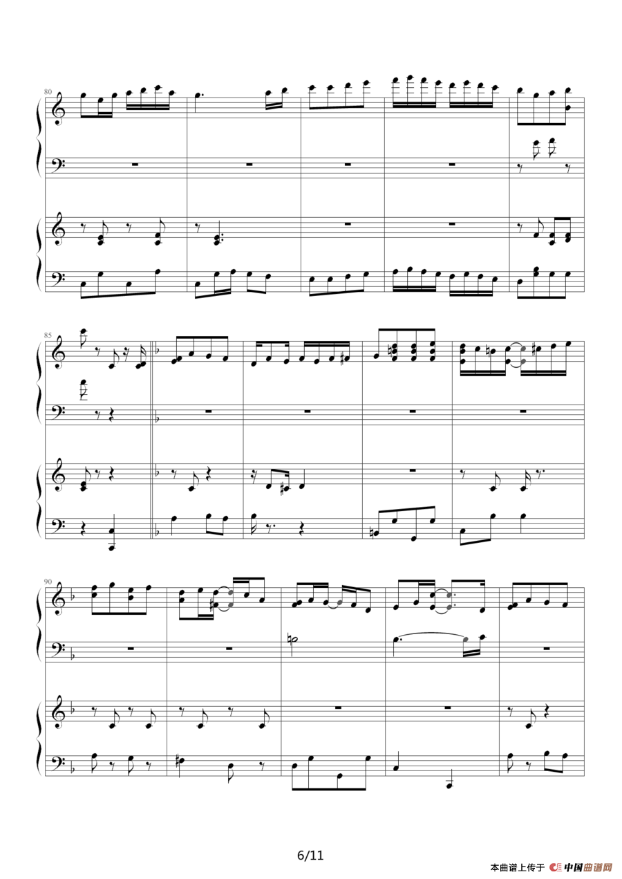 扬基嘟德尔（爵士版）（四手联弹）