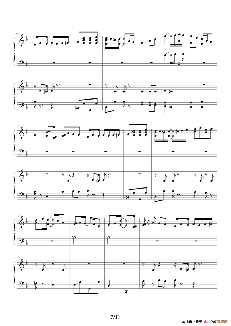 扬基嘟德尔（爵士版）（四手联弹）