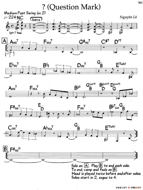 ?(Question Mark)（爵士钢琴曲）