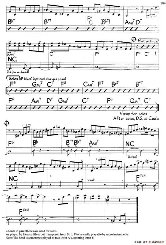 Opus de Funk（爵士钢琴曲）