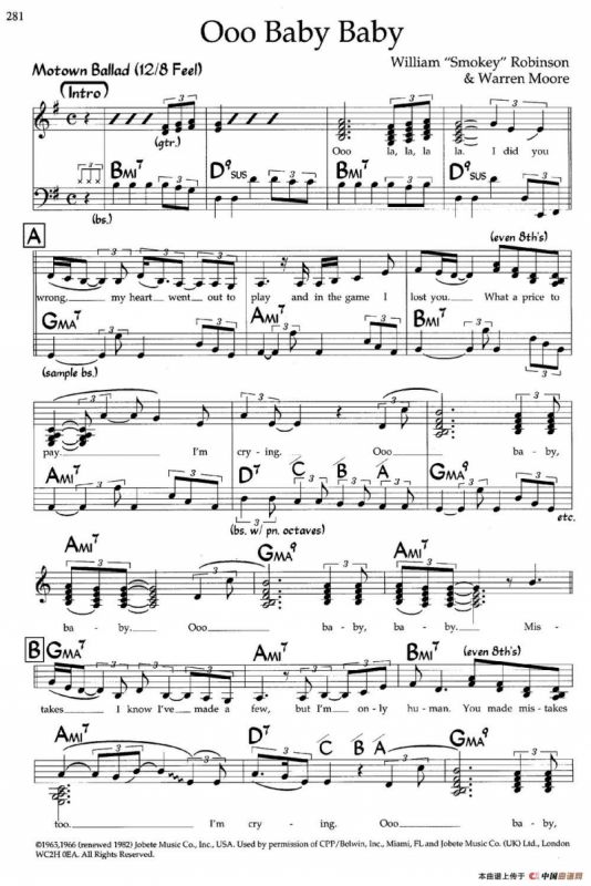 Ooo Baby Baby（爵士钢琴曲）