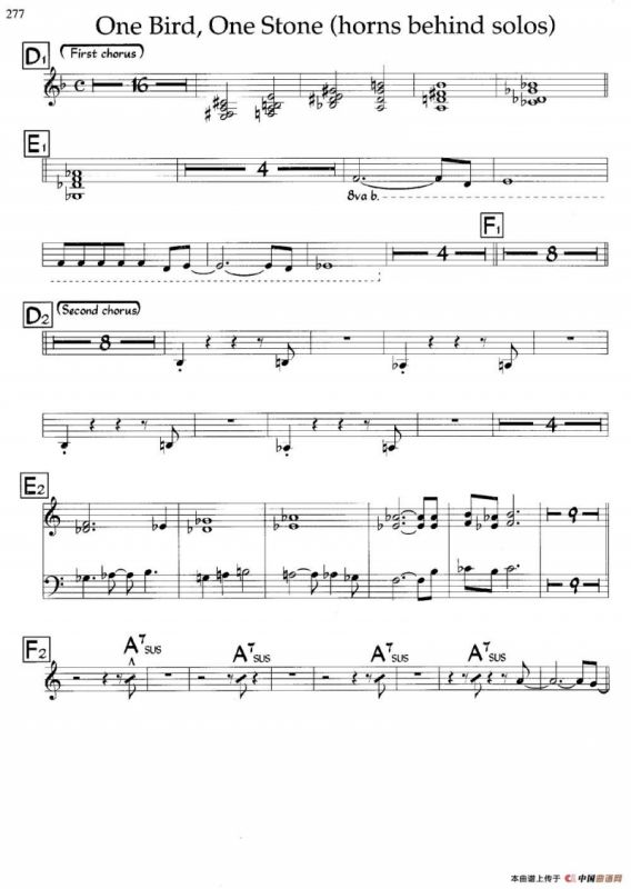 One Bird,One Stone（爵士钢琴曲）