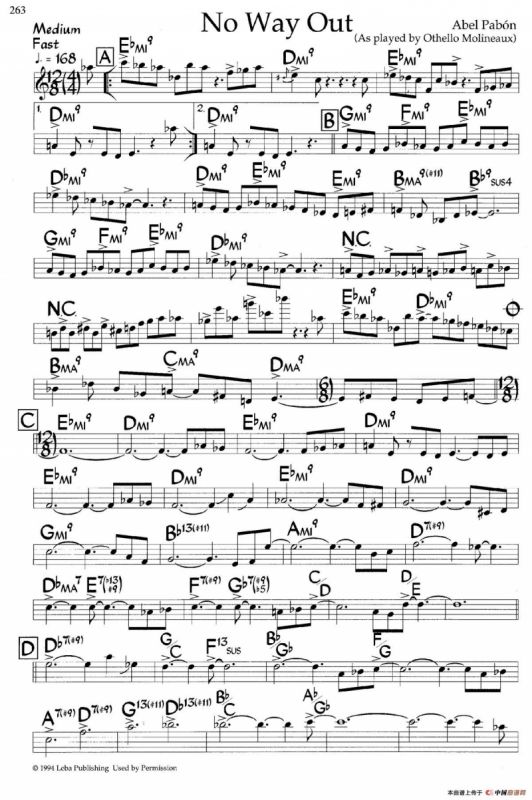 No Way Out（爵士钢琴曲）