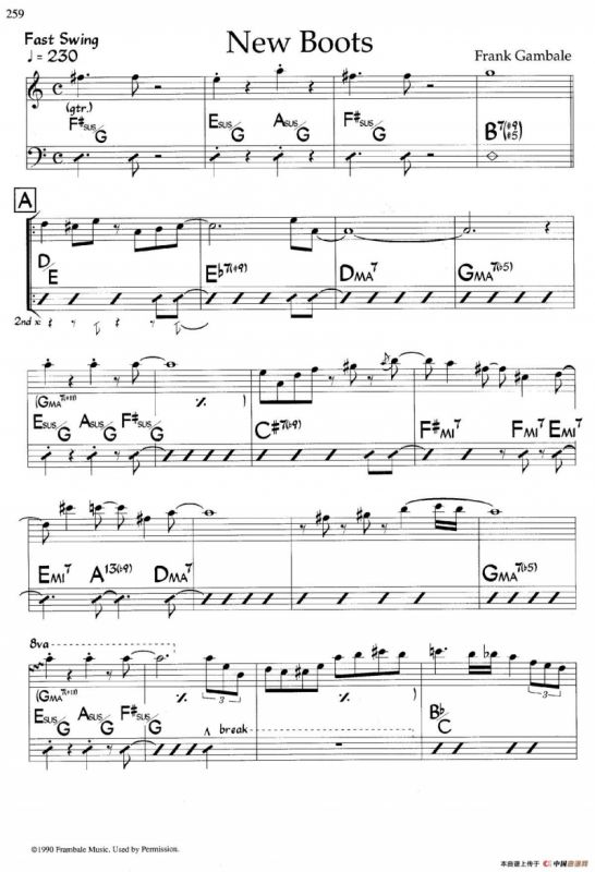 New Boots（爵士钢琴曲）