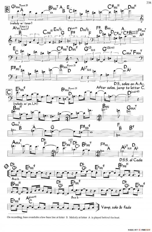 Man Facing North（爵士钢琴曲）