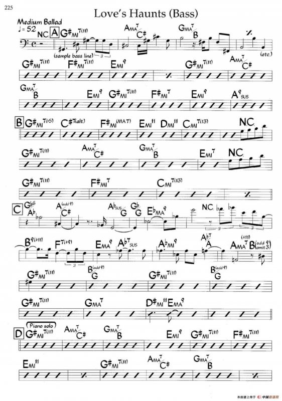 Loves Haunts（爵士钢琴曲）
