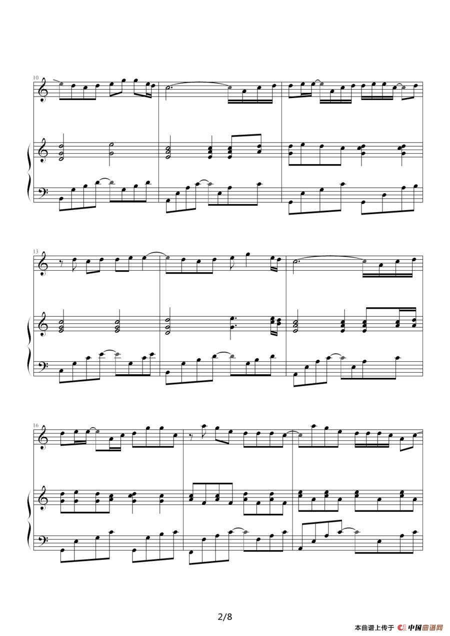 萤火（钢琴伴奏谱）