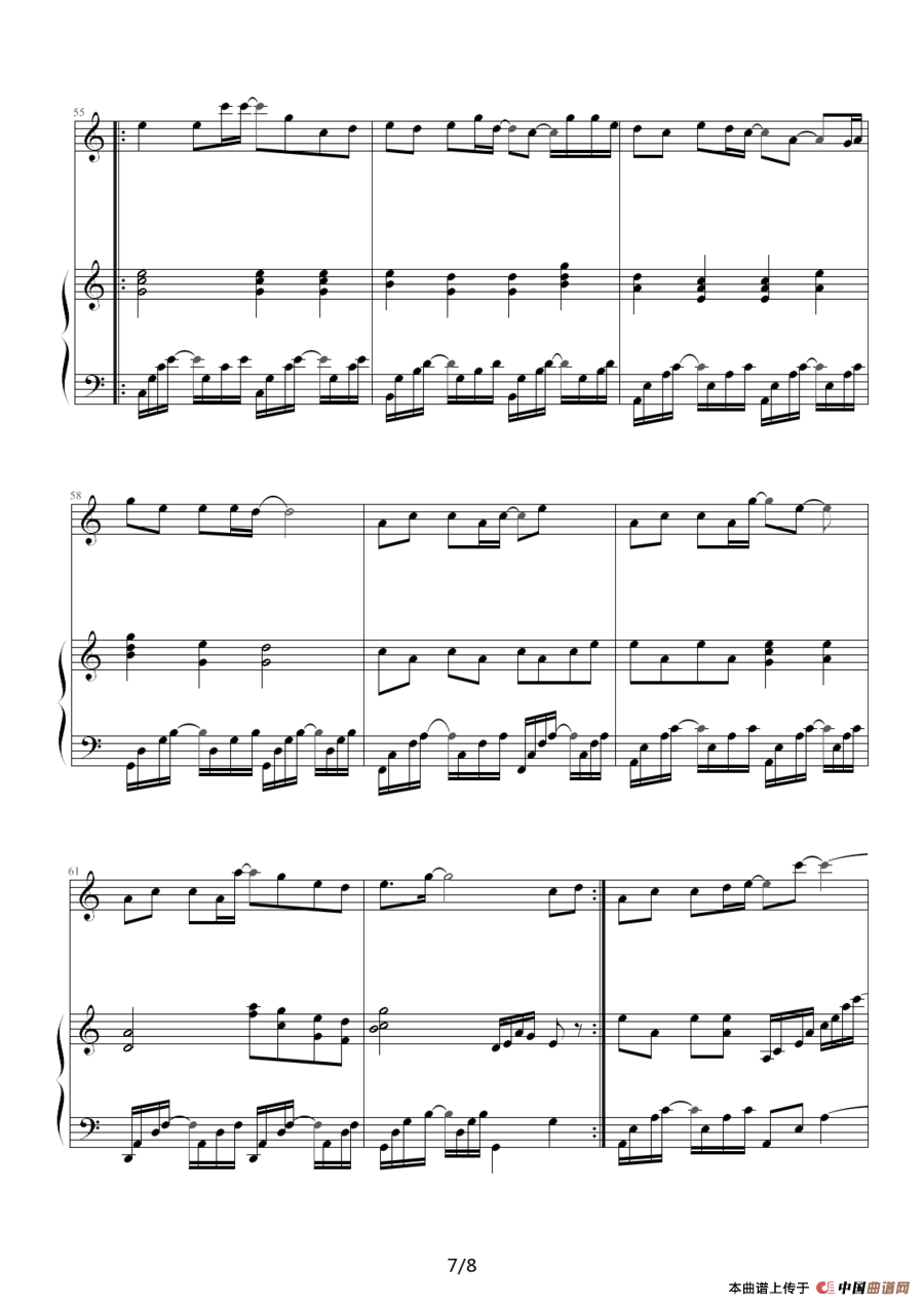 萤火（钢琴伴奏谱）