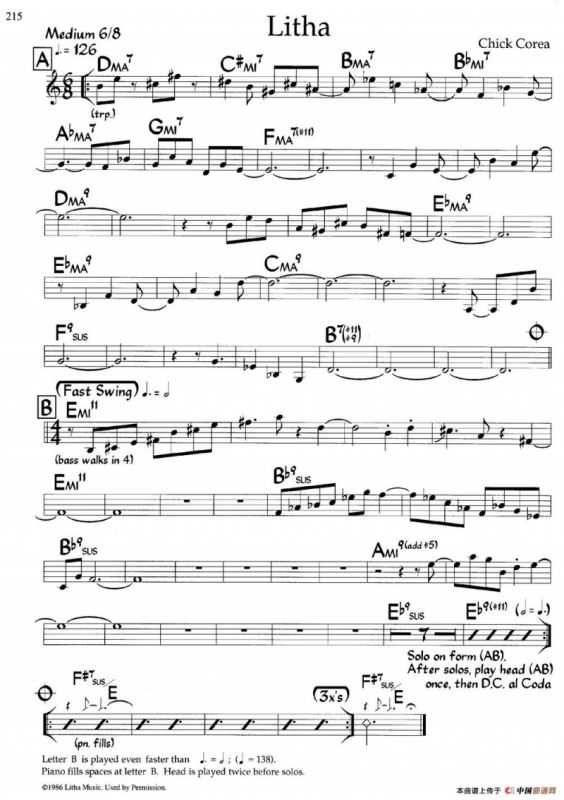 Litha（爵士钢琴曲）