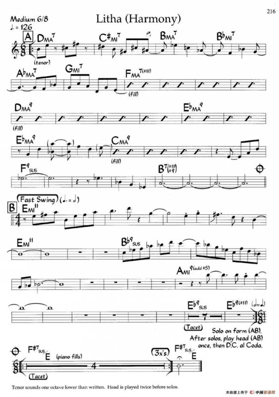 Litha（爵士钢琴曲）