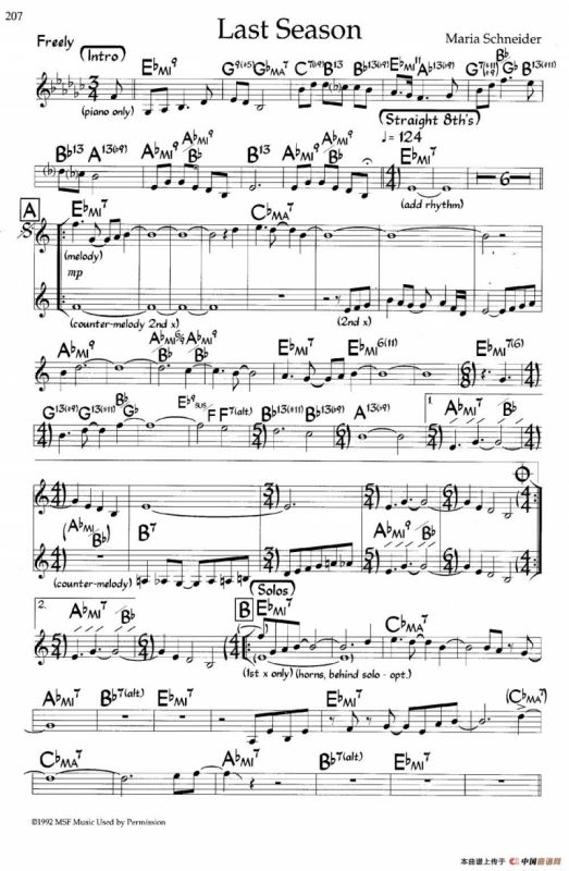 Last Season（爵士钢琴曲）