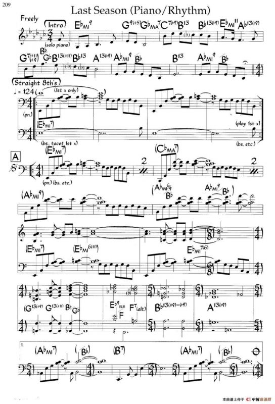 Last Season（爵士钢琴曲）