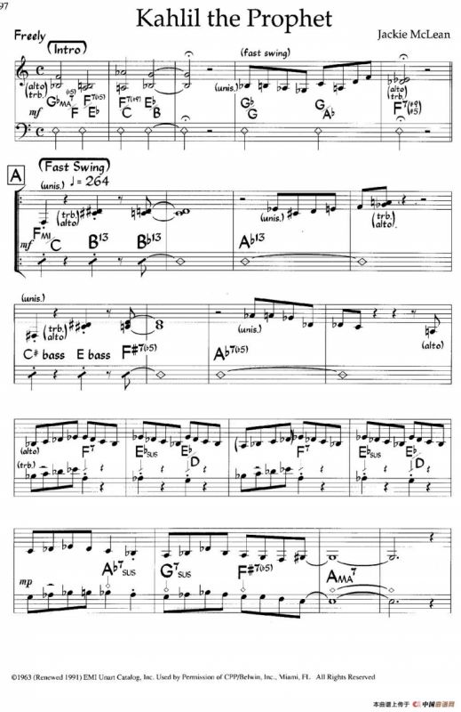 Kahlil the Prophet（爵士钢琴曲）