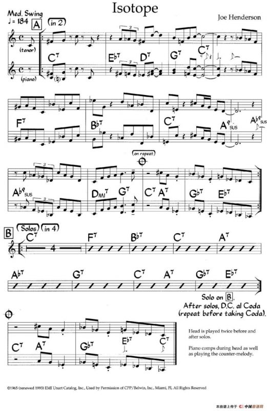 Isotope（爵士钢琴曲）