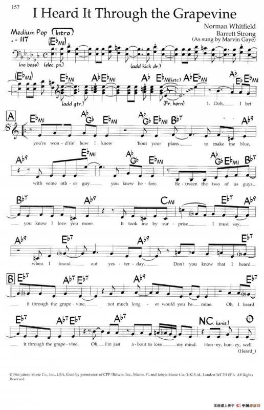 I Heard It Throngh the Grapevine