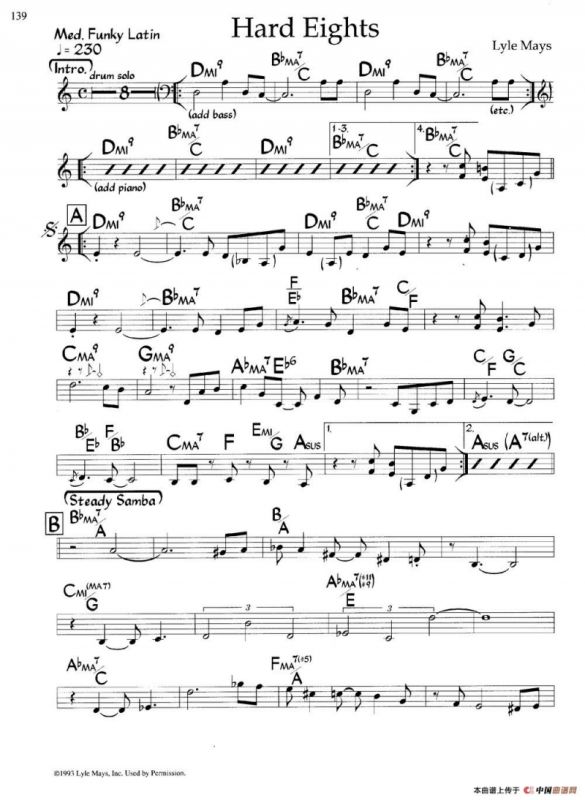 Hard Eights（爵士钢琴曲）