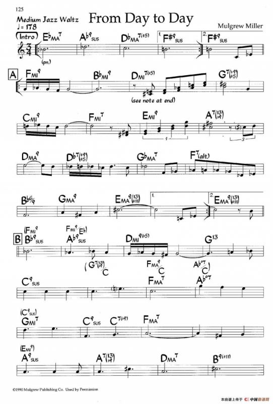 From Day to Day（爵士钢琴曲）