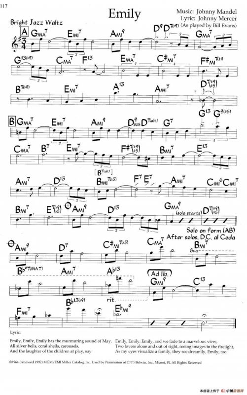 Emily（爵士钢琴曲）