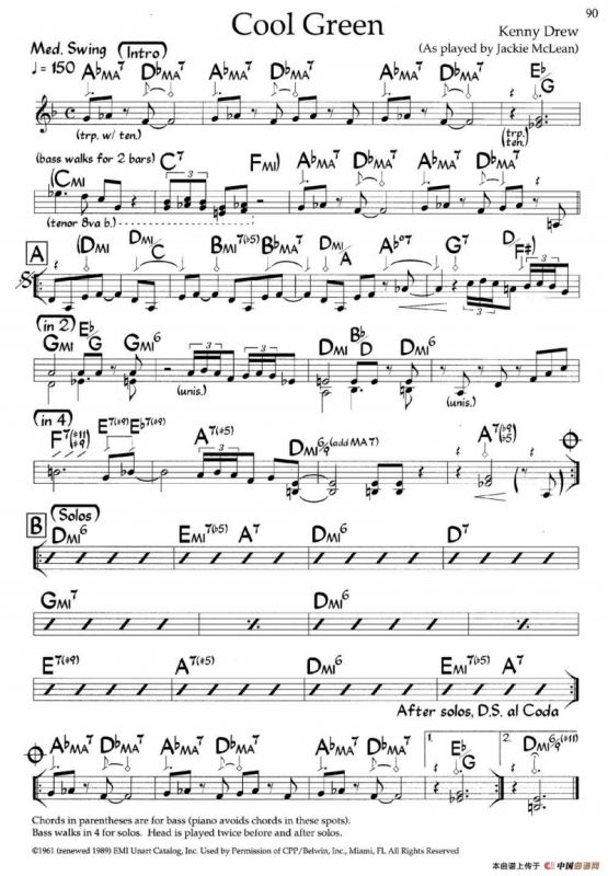 Cool Green（爵士钢琴曲）