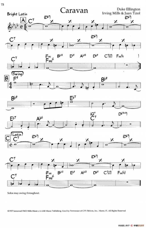 Caravan（爵士钢琴曲）