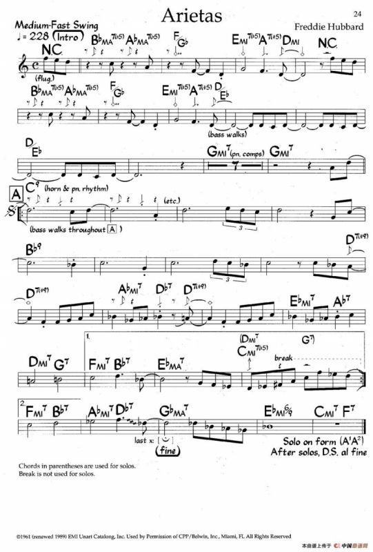 Arietas（爵士钢琴曲）