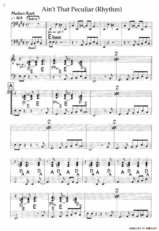 Aint That Peculiat（爵士钢琴曲）