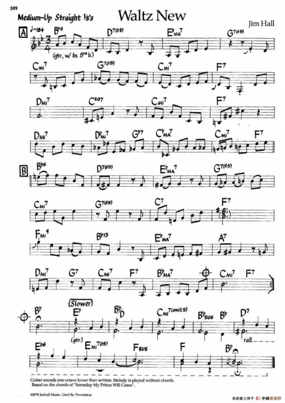 Waltz New（爵士钢琴曲）