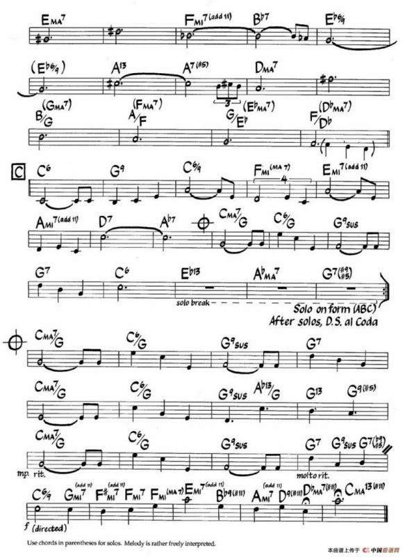 Up With The Lark（爵士钢琴曲）