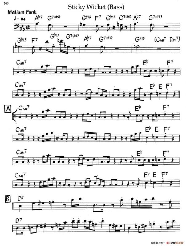 Sticky Wicket（爵士钢琴曲）