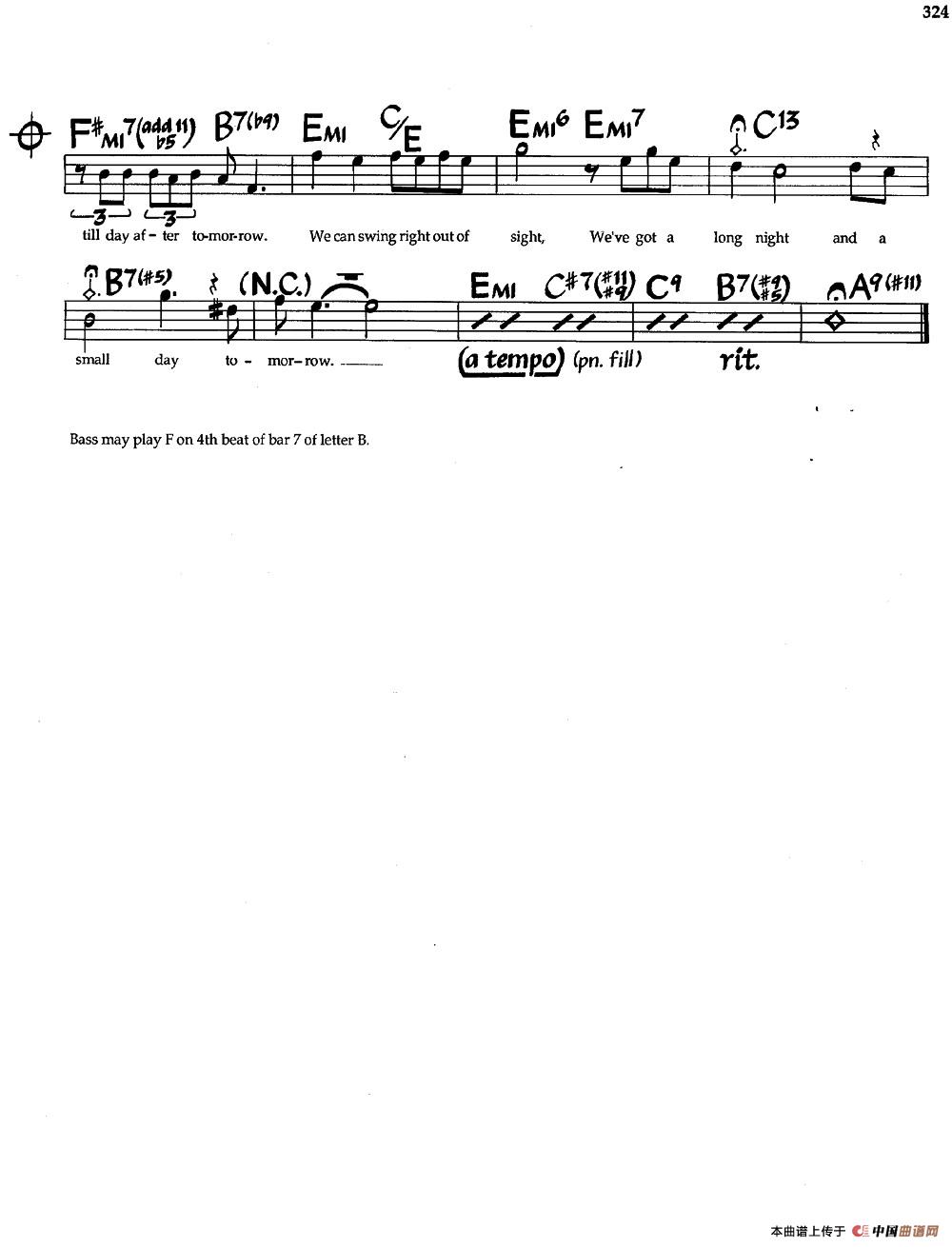 Small Day Tomorrow（爵士钢琴曲）