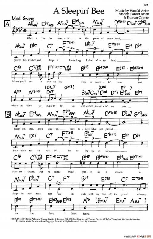 A SleepinBee（爵士钢琴曲）