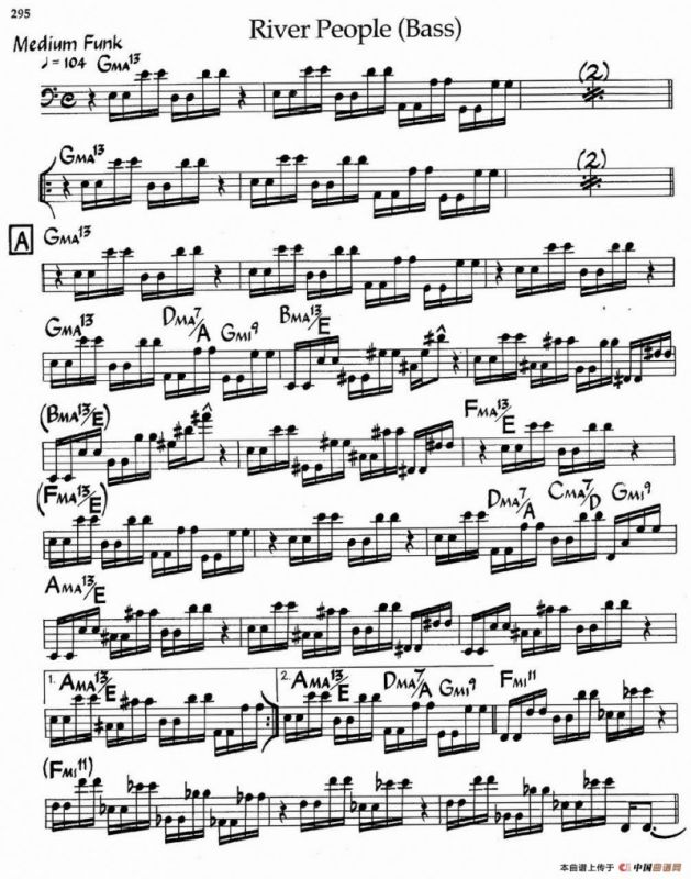 River People（Bass）（爵士钢琴曲）