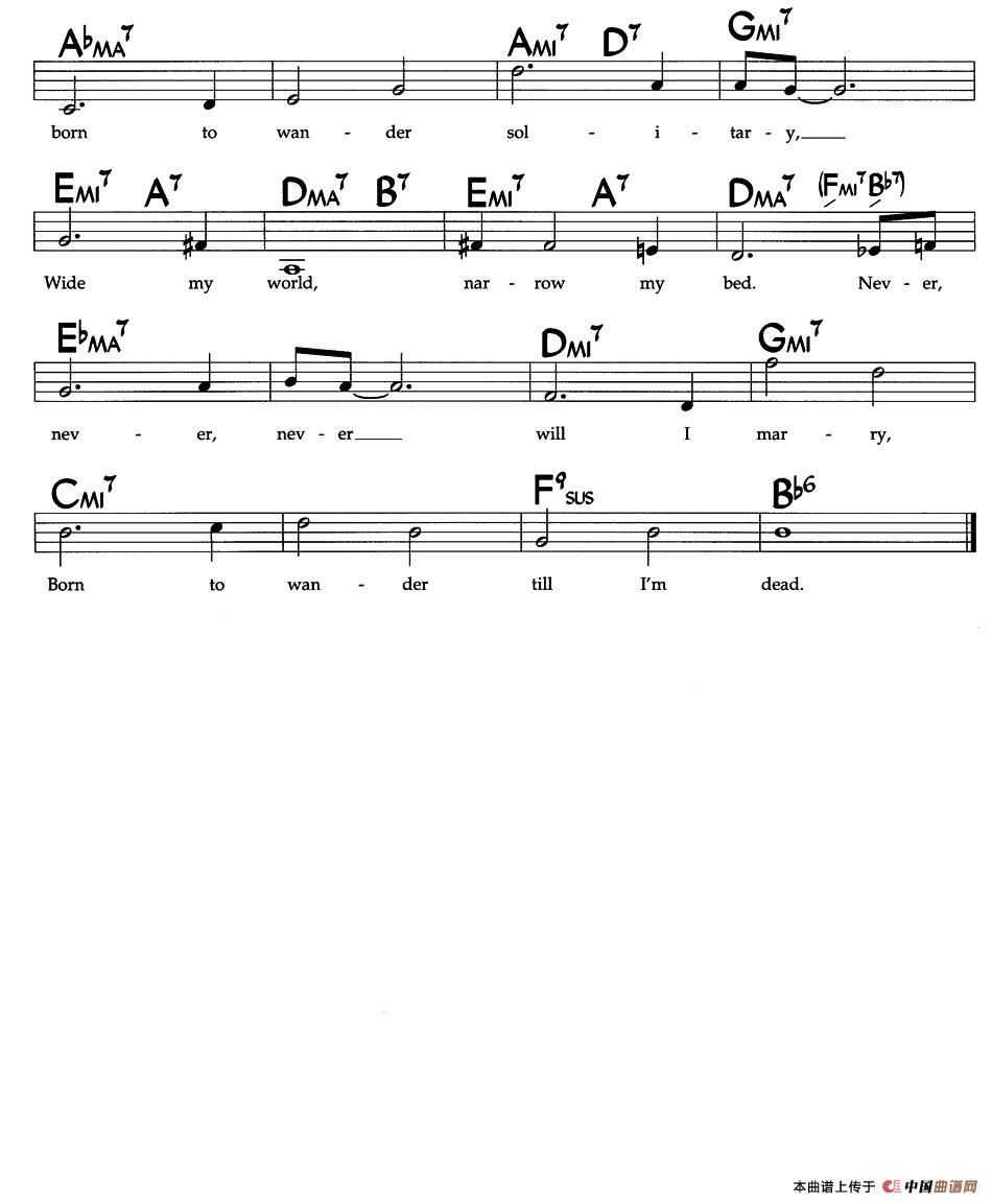 Never Will I Marry（爵士钢琴曲）