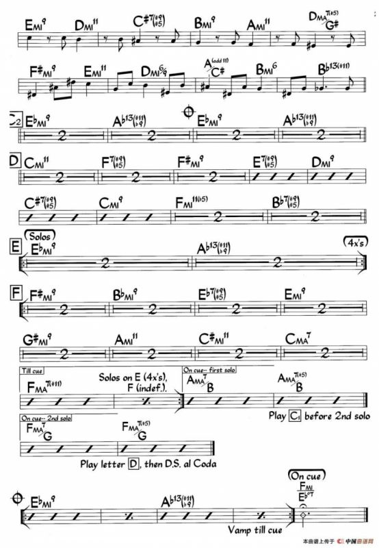 The Necessary Blonde(Bass)（爵士钢琴曲）