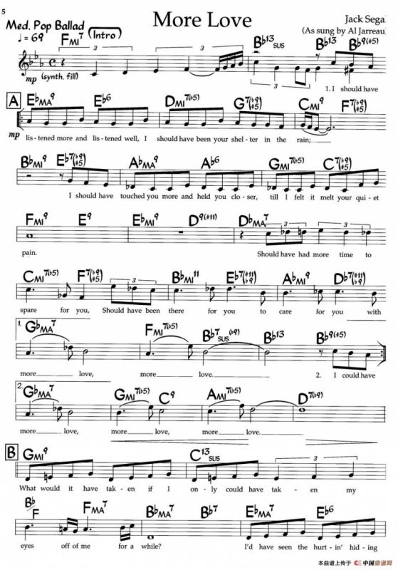 More Love（爵士钢琴曲）