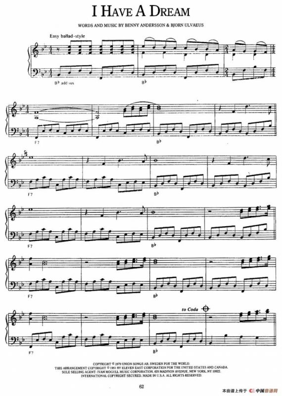 I Have A Dream（我有一个梦想）