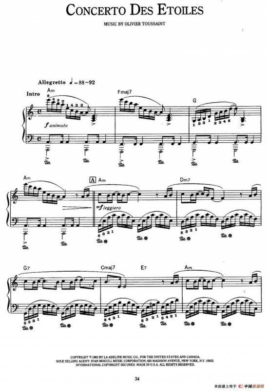 Concerto Des Etoiles（星空协奏曲）