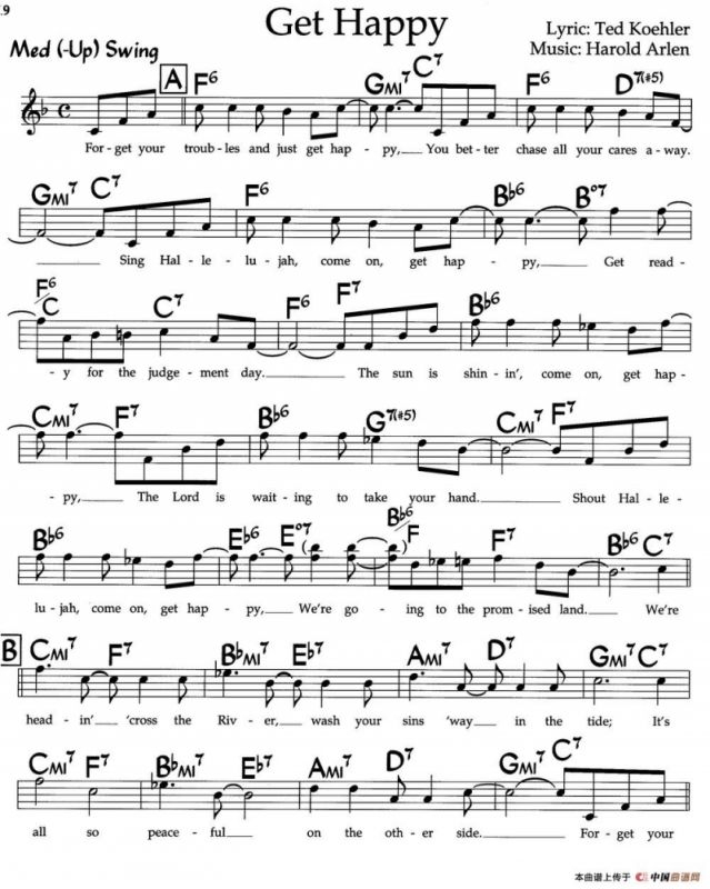 Get Happy（收获快乐）（爵士钢琴曲）