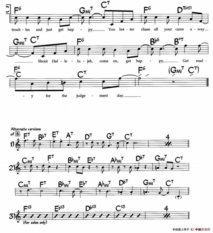 Get Happy（收获快乐）（爵士钢琴曲）