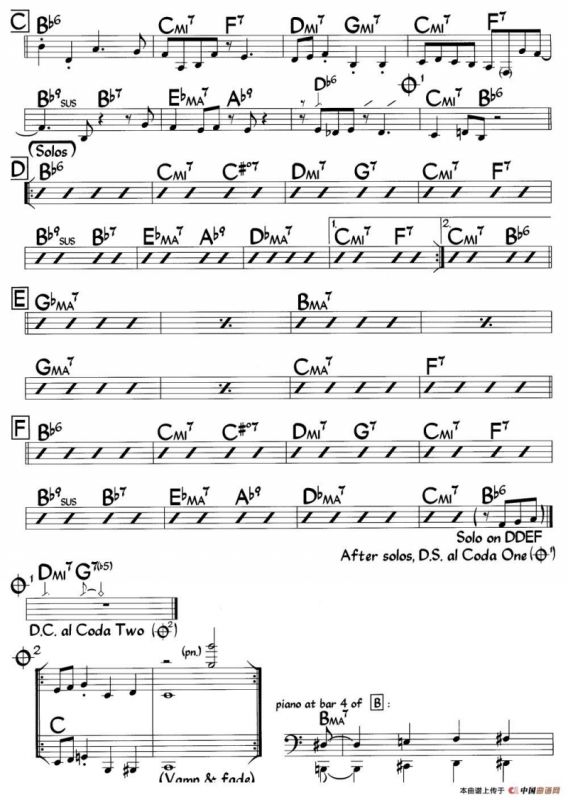 Gertrudes Bounce（爵士钢琴曲）