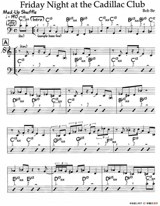 Friday Night at the Cadillac Club（爵士钢琴曲）