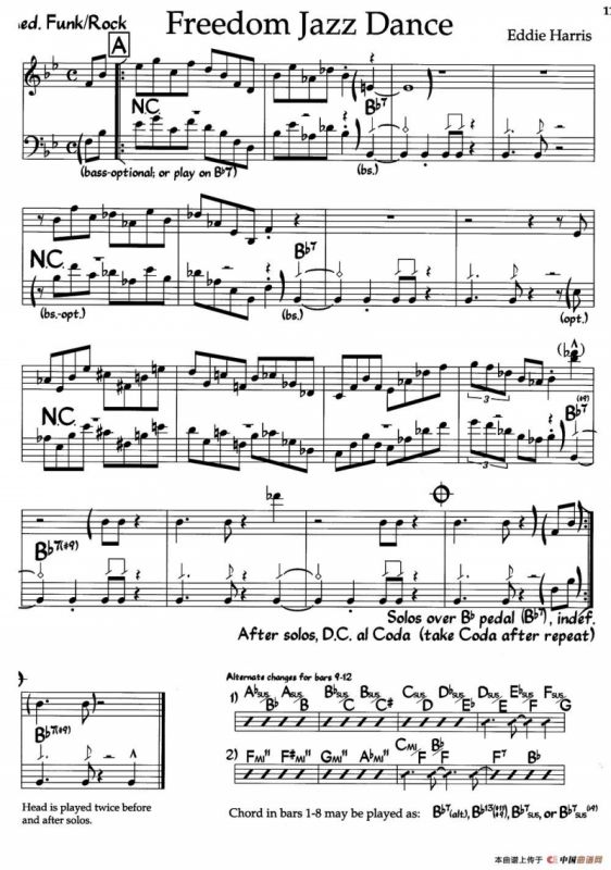 Freedom Jazz Dance（自由爵士舞）（爵士钢琴曲）