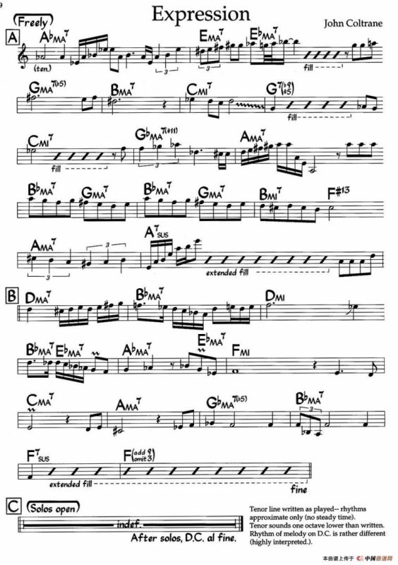 Expression（表情）（爵士钢琴曲）