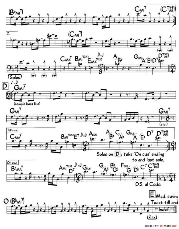 Escher Sketch(Bass)（爵士钢琴曲）